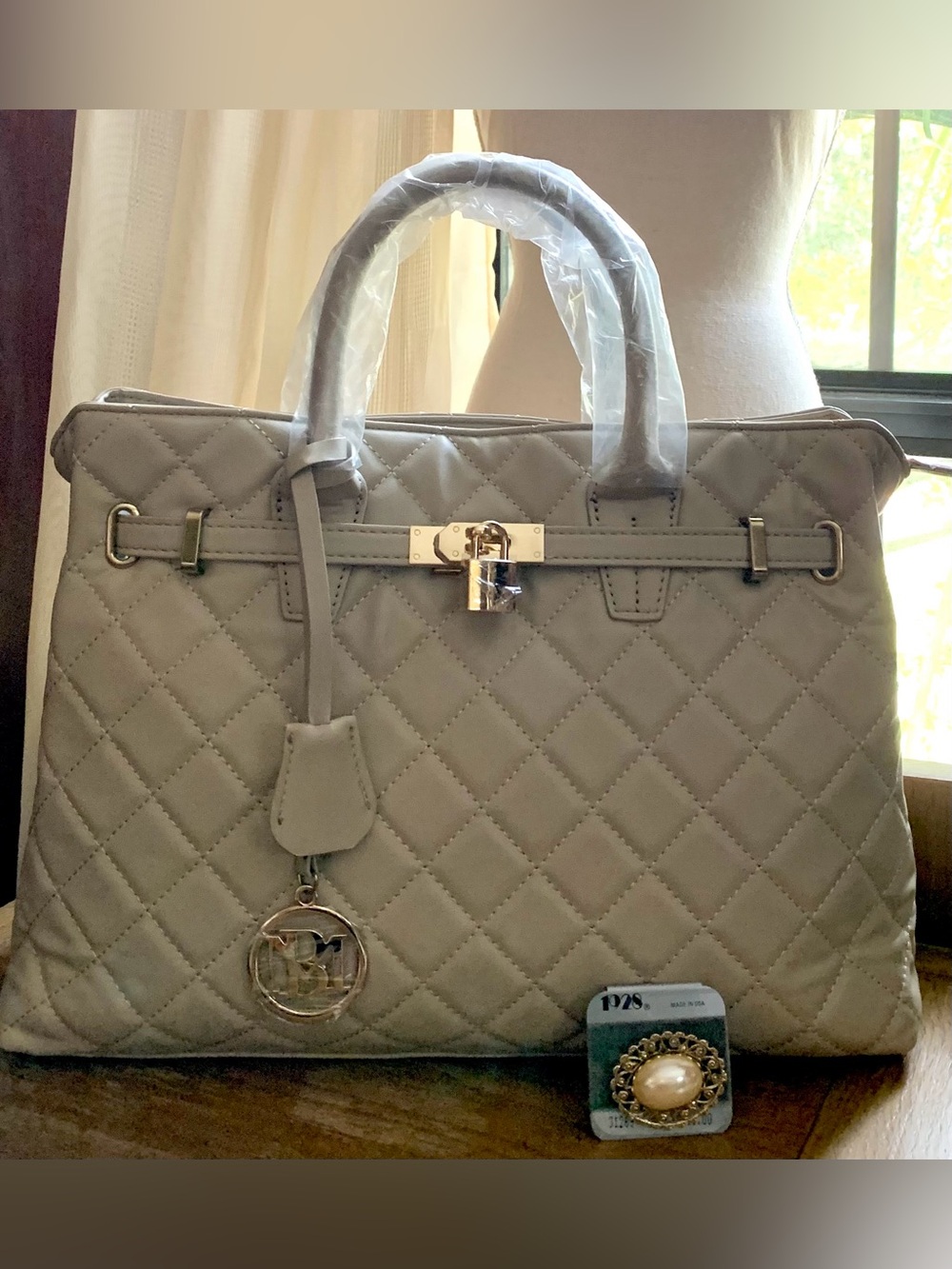 Badgley Mishka Satchel w/FREE Brooch